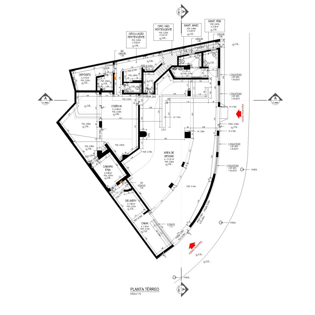 planta levantamento cadastral